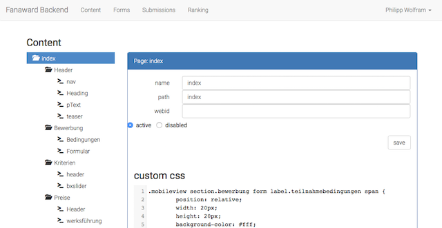 ford-fanaward Sreenshot 2